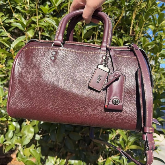 Coach Handbags - EUC COACH Rogue Satchel In Glovetanned Pebble Leather 58023